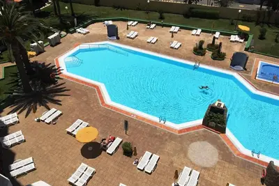Image de Appartement de vacances 'Sunny Gardenplaya - Playa' avec vue montagne, piscine et Wi-Fi