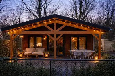 Image de Luxury wooden forest house with study for the perfect workaction - Vita 175