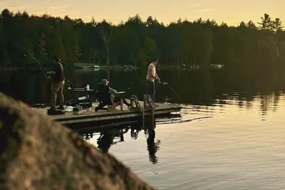 Image de 4 Season, Waterfront Canadian Log Cabin w/ Sauna, Ac, Kayaks and Sandy Swimming