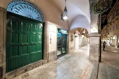 Image de Modern house in old village