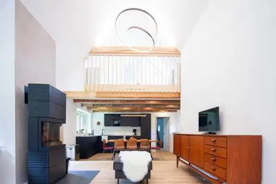 Image de Maison alpine avec sauna dans la station de ski