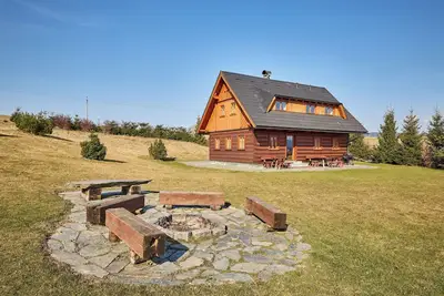 Timber Lodge with Hydromassage by Interhome