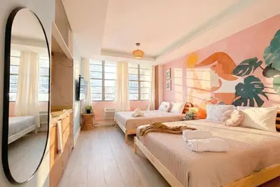 Image de Quiet Double Queen Beds Apt w Pool+Parking!