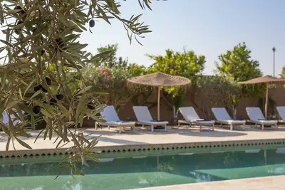 Image de Belle maison de vacances avec piscine privée, Wifi, climatisation, Tv, patio et vue panoramique