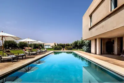 Image de Magnifique maison de vacances avec climatisation, piscine privée, Wifi, Tv, patio, vue panoramique