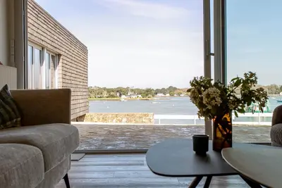 Image de Villa « Glaz - Vue rivière de Crac'h » et terrasse