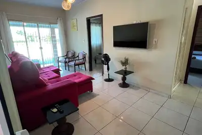 Image de Large house in Pinheira | 3 bedrooms + barbecue + pet-friendly + nearby Guarda do Embaú