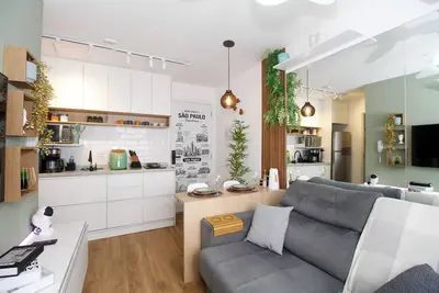 Image de Modern Apartment in Downtown São Paulo • 5 min to República Metro + Pool & Gym