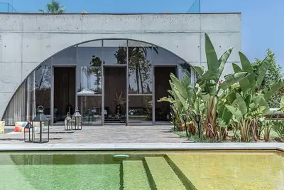 Image de Maison de vacances avec sauna, Wifi, climatisation, piscine privée, Tv, patio, vue panoramique