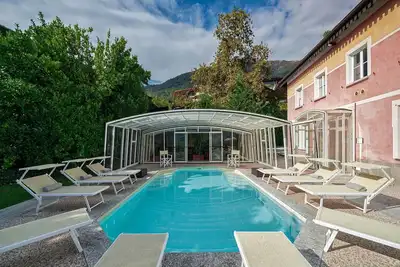 Image de Belle maison de vacances avec Wifi, piscine privée, climatisation, Tv, patio et vue panoramique