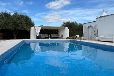 Image de Maison de vacances privée avec Wifi, climatisation, piscine privée, Tv, patio, près de Ostuni