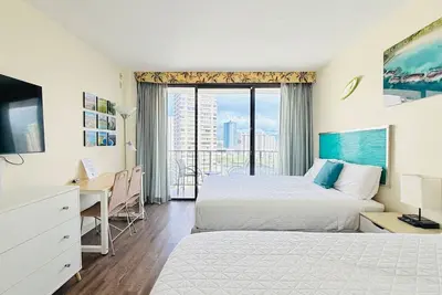 Image de Modern Waikiki Studio | Hilton Lagoon+Free Parking
