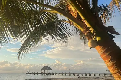 Charming beachfront studio cabana in sunny Placencia
