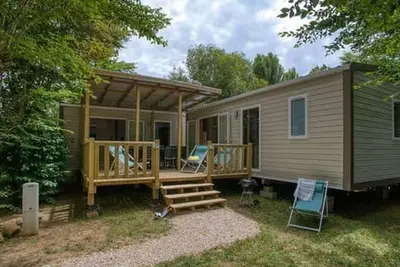 Image de Mobil home, animaux admis - 10 pers.