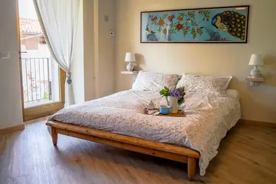 Image de Green retreat with sauna and terrace: authentic mini apartment in Magnano