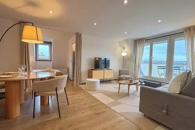 Image de L'Horizon - Appartement Bénerville sur Mer -  4 personnes - Balcon et parking