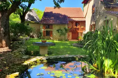 Image de Maison de vacances « Gîte Les Tilleuls » avec terrasse partagée, jardin commun et Wi-Fi