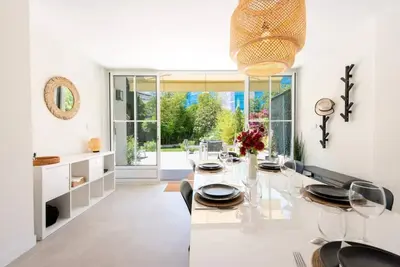 Image de Apt w/ private garden -5' beach