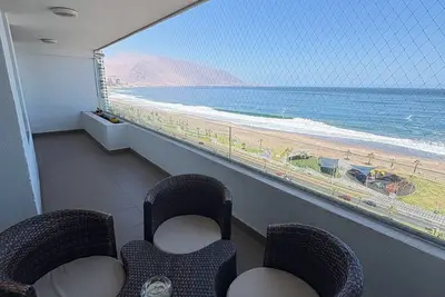Beachfront apartment