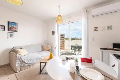 Image de Les Flots de Linguizzetta - Terrasse vue sur mer