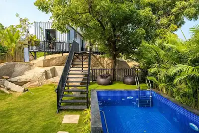 Image de The Porch Farmstay 1br-Private Pool by Homeyhuts