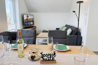 Image de Vacation apartment by the lake for 4 people with sauna, whirlpool and two balconies