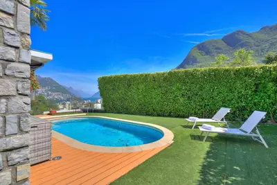 Image de Lugano Lake view villa w. private pool, Lugano, Switzerland