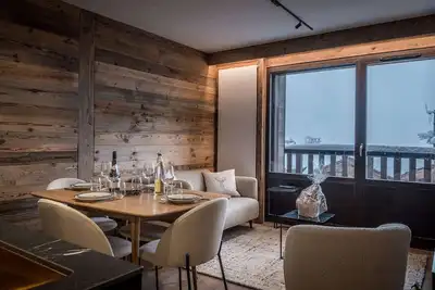Image de Appartement rénové, 4 pers, skis aux pieds, balcon, parking
