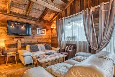 Image de Charmant appartement au cœur de Courchevel 1850, 73m², 4 pers, proche pistes, balcon, hammam, WiFi
