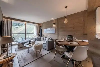 Image de Appartement moderne Courchevel 1550, 4 personnes, parking, wifi