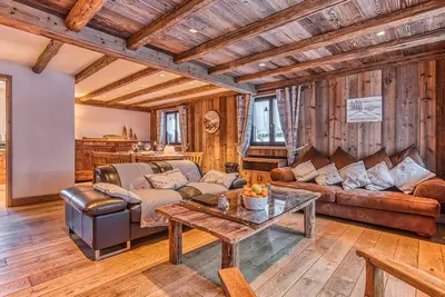 Image de Appartement 112m² Courchevel 1850, centre, proche pistes, 3 chambres, balnéo, hammam, Wifi