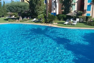 Image de Apartamento 2 habitaciones 1 linea mar Betlem, piscinas, Sauna, Gym, Pádel, nuevo