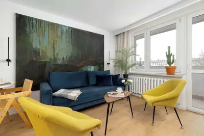 Image de Designer Studio in Katowice | Balcony and Close to the Park
