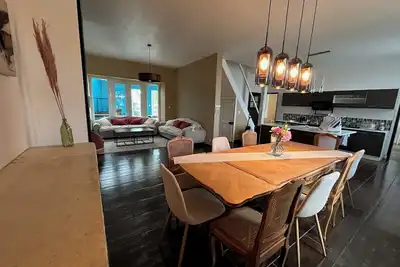 Image de Maison 12 personnes avec étang privé
