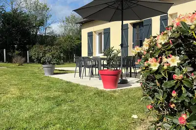 Image de Maison avec jardin 8 personnes en Suisse Normande. Les Pommiers de Belle Etoile.