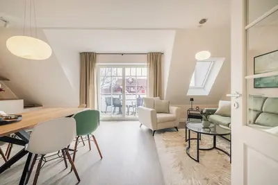 Image de Beach jewel in Prerow: 61 m², 2 bedrooms, balcony & 2x private parking space