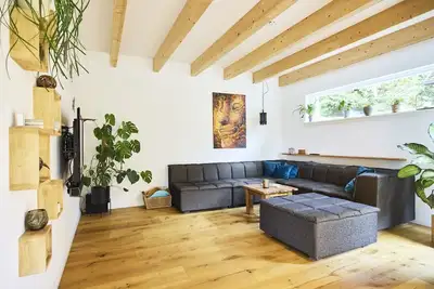 Image de Nouveau – Maison en bois unique à Hambourg avec jardin, piscine, Bbq & Wi-Fi