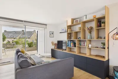Image de Vue mer pour 6 avec jardin, 150 m de la plage