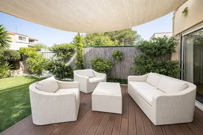 Image de Lvam - Appartement 2 chambres rénové – Plage à pied – Jardin – Golf 5 min