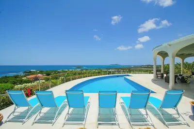 Ocean View Villa with Buck Island Views