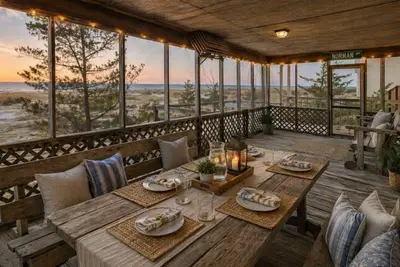 Image de Beach Front. The Plum Pad. Sunset, Surf & 70s Soul