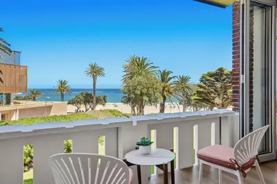 Breathtaking Beachfront Home with Panoramic Sea Views - Steps from the Beach
