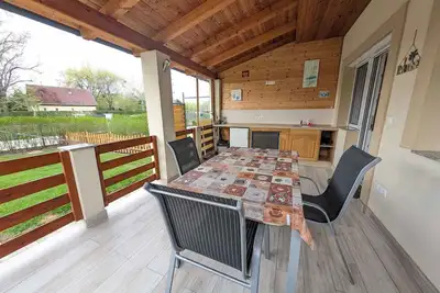 Image de Maison de vacances avec cuisine extérieure, Wi-Fi et climatisation
