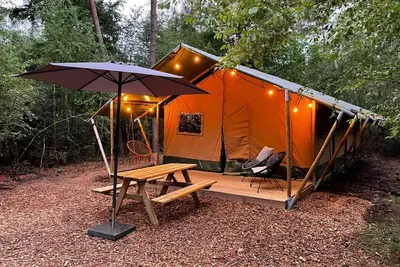 Outdoors Holten - Glamping tent bath
