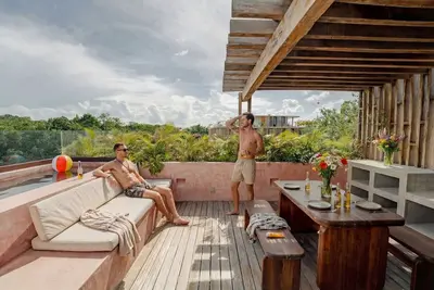 Modern 3br Villa with 2 Pools & Rooftop Lounge