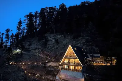 Image de A-Frame Villa Kufri - Forest Stay + Bonfire