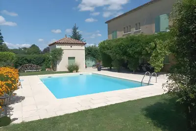 Image de Belle maison de caractère, 10 personnes, grande piscine privée