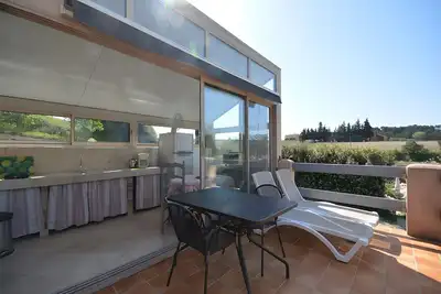 Image de Le P'tit Chalet : piscine partagée, jardin partagé et Wi-Fi