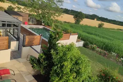 Image de Le Hameau de L'artiste - Le Refuge, 14 pers piscine, extension possible 8 pers avec le gite Le Havre