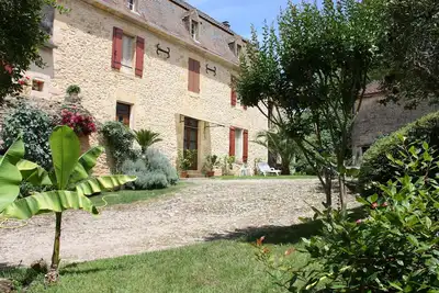 Image de Maison de vacances « Gîte de Laumède » avec jardin privé